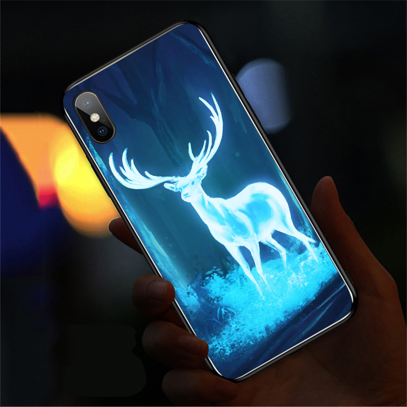 Deer-themed Phone Case with Flashing Lights for Incoming Calls